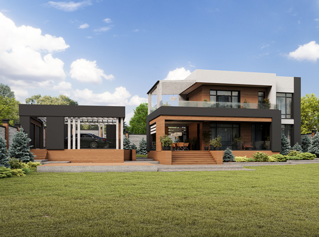 Дом под Рузой